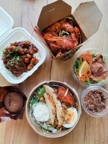 Exemple de plat à emporter